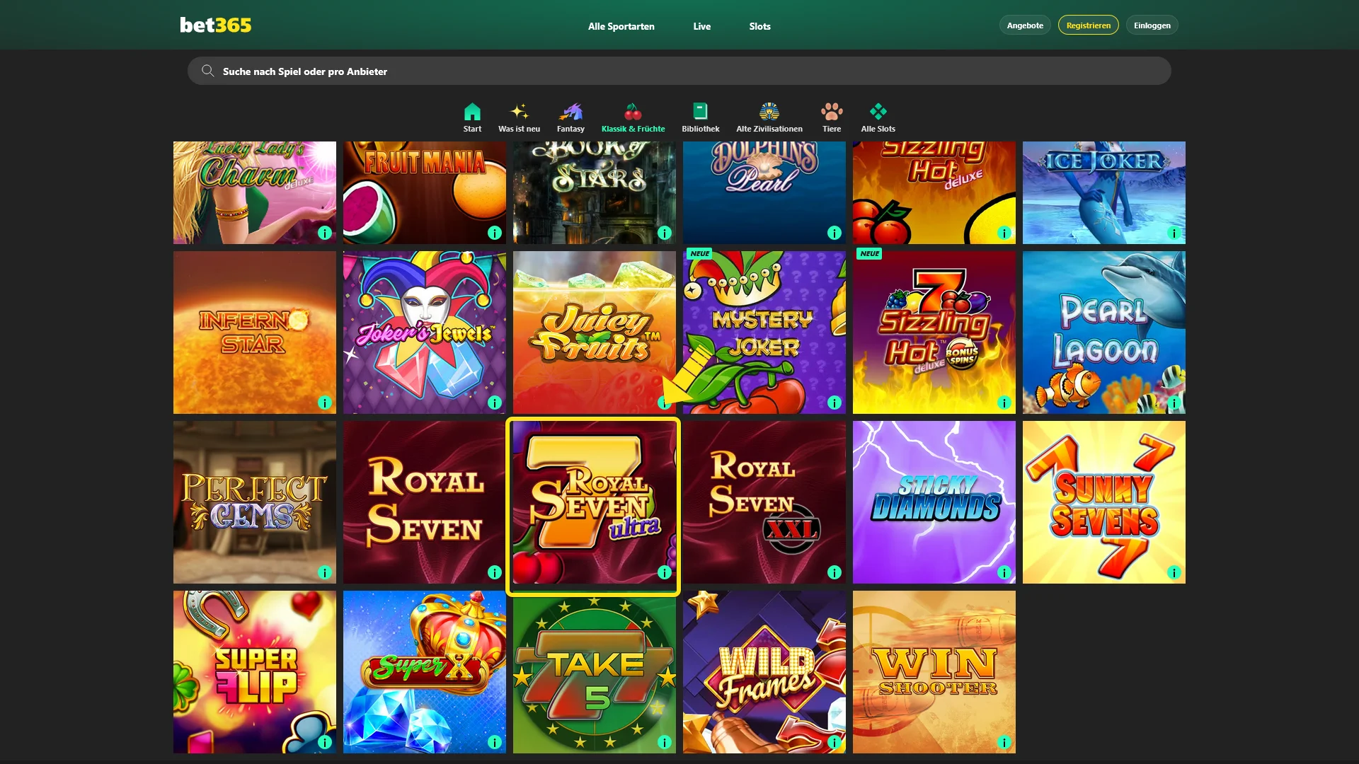 Platziere deinen Live Casino Einsatz und genieße die Spannung bei Bet365.