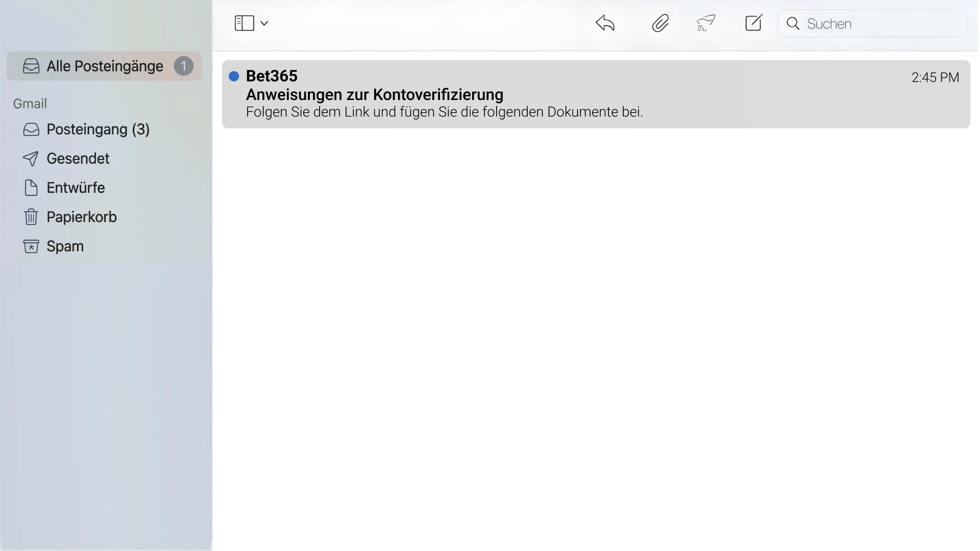 Überprüfe die Anforderung für deine Kontoverifizierung bei Bet365 und starte den Prozess.